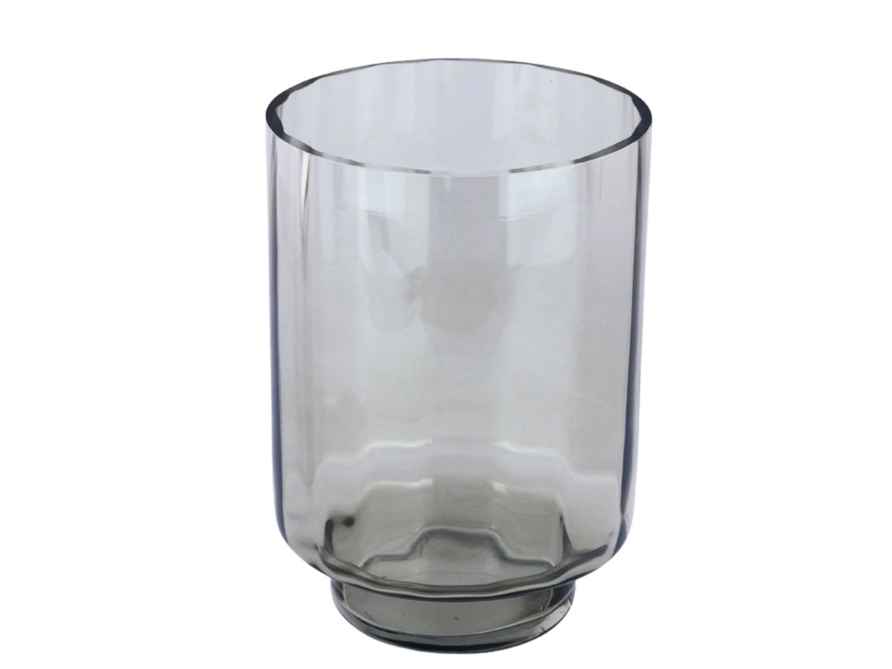 VASO IN VETRO GRIGIO D.17X24CM 134032 VASO IN VETRO GRIGIO D.17X24CM 134032