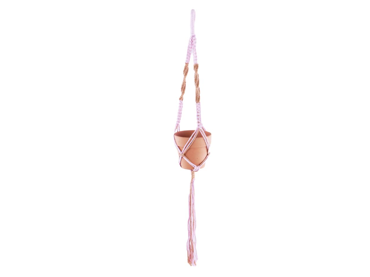 PORTAVASO A SOSPENSIONE MACRAME’ 134212