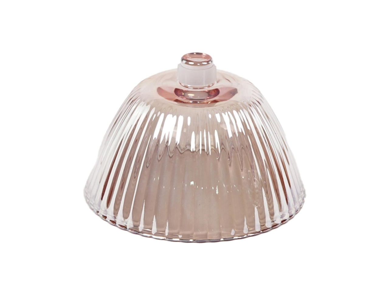 PARALUME ROSA D.13X8CM IN VETRO 137176 PARALUME ROSA D.13X8CM IN VETRO 137176