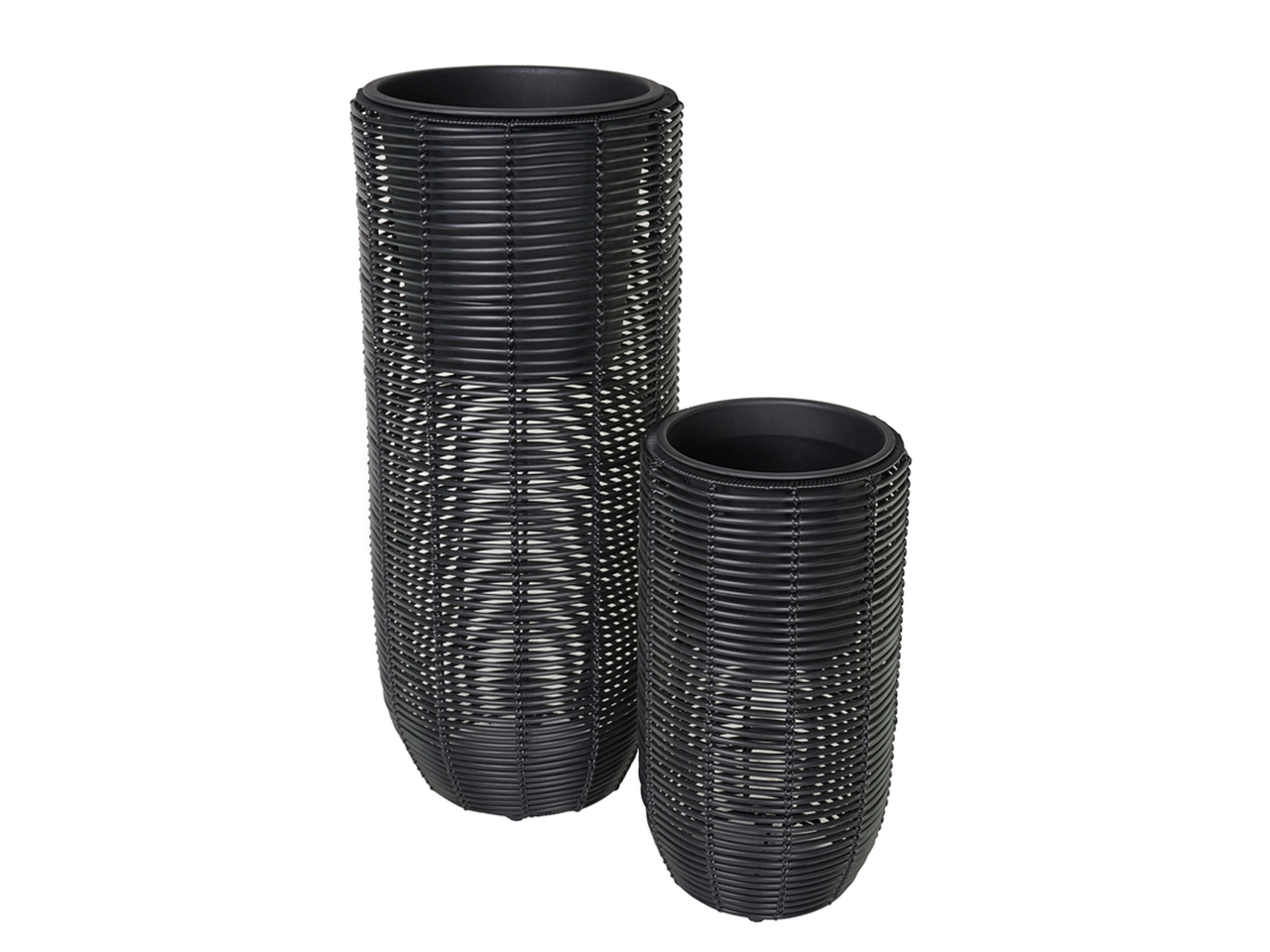 PORTAVASO NERO TONDO 2 PZ 137261