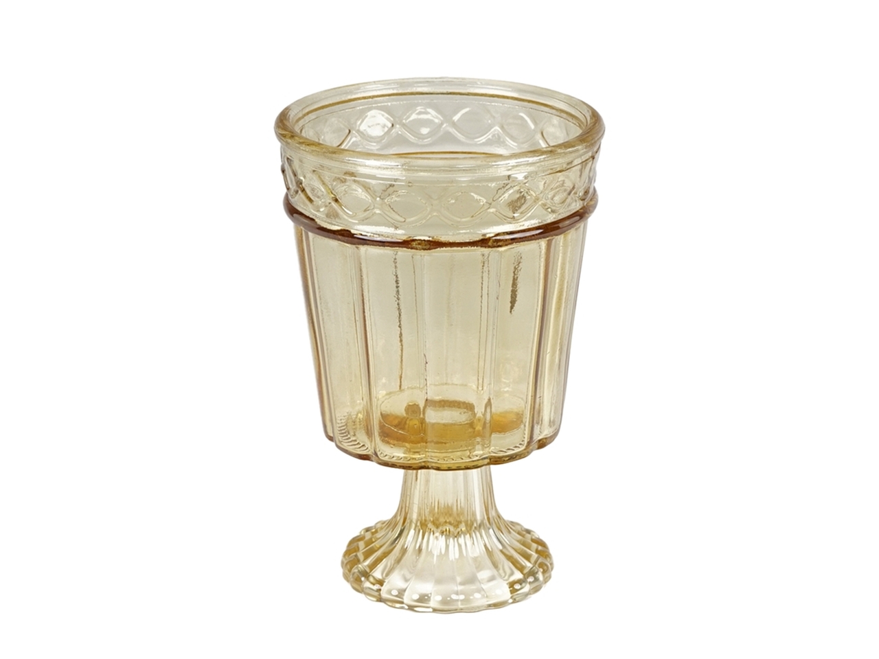 COPPA GIALLA D.12X18CM IN VETRO 137404 COPPA GIALLA D.12X18CM IN VETRO 137404