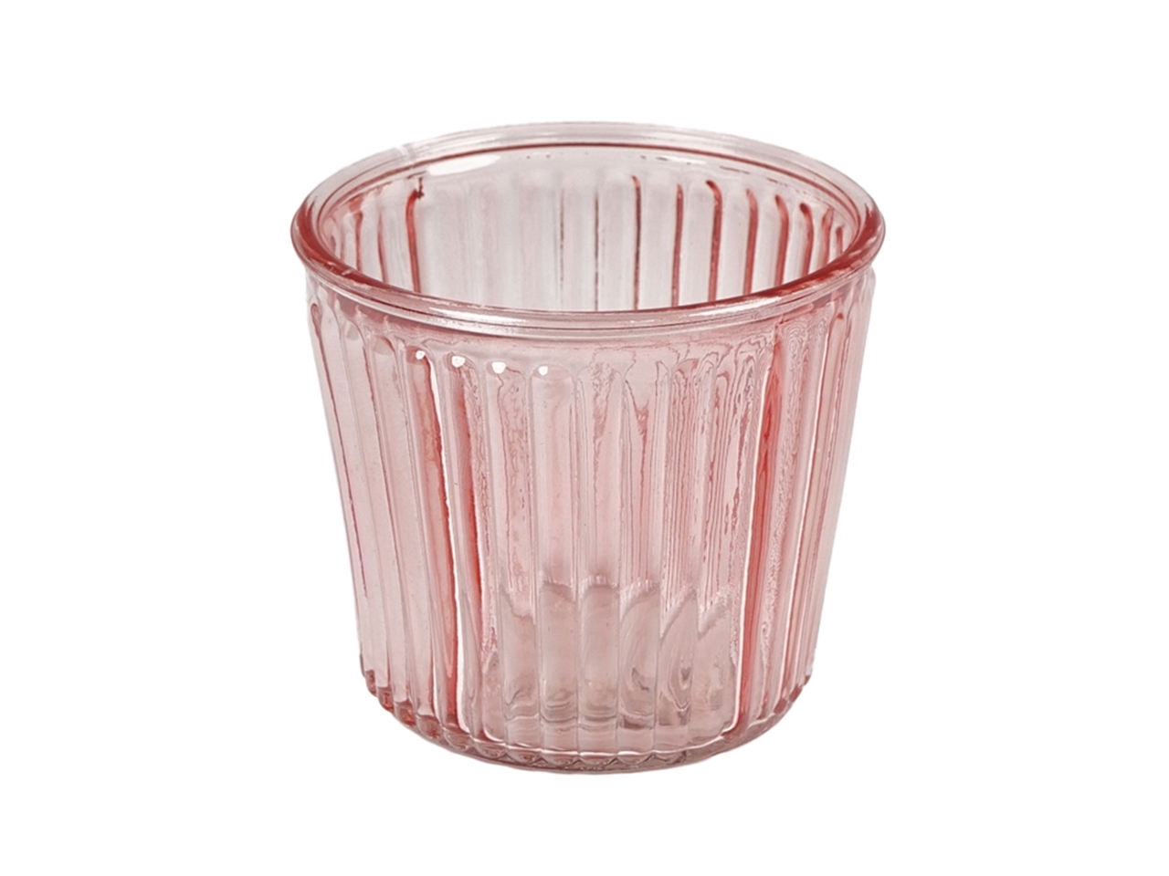 VASO ROSA D.11X10CM IN VETRO 137411 VASO ROSA D.11X10CM IN VETRO 137411