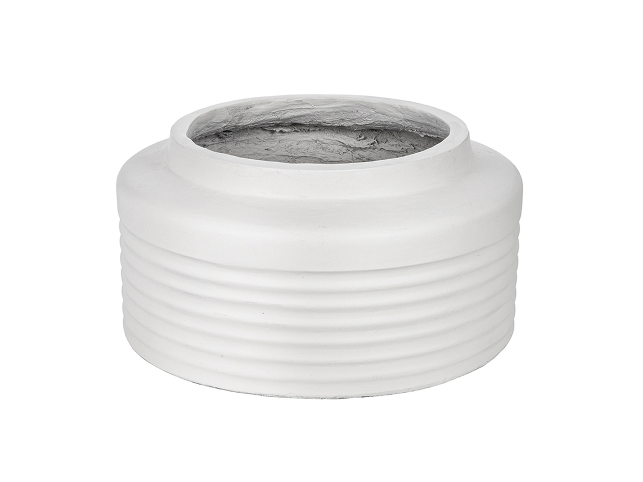 VASO BIANCO D.47X26CM CEMENTO 801971 VASO BIANCO D.47X26CM CEMENTO 801971