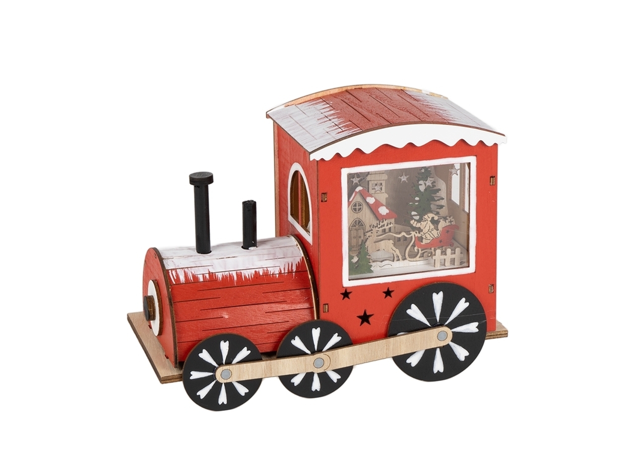 TRENINO 22X11,5X17CM LEGN.C/LED 138472