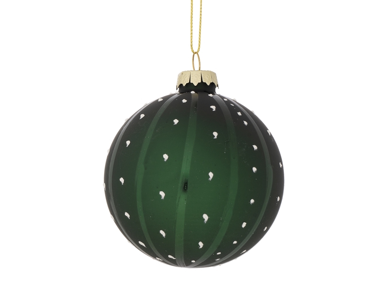 PALLA VETRO 20CM VERDE 139256