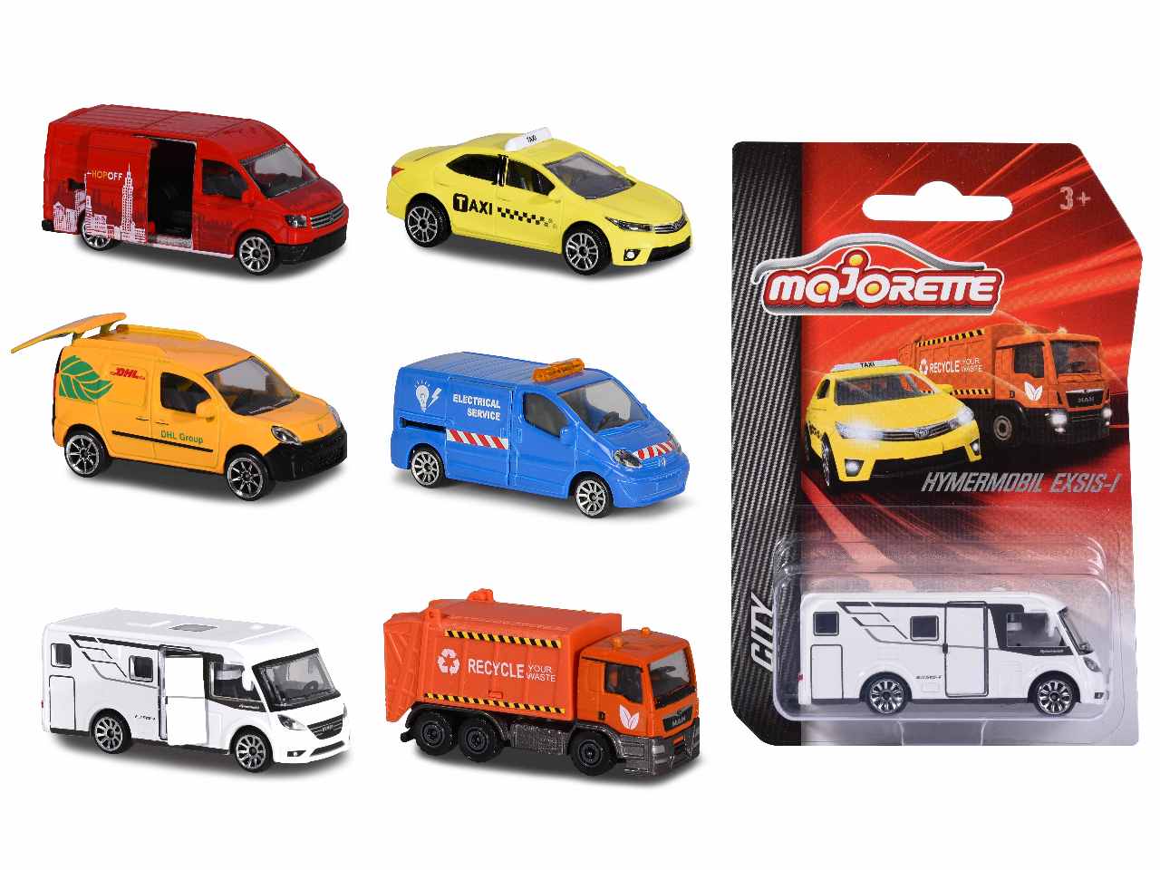 MAJORETTE CITY IN 6 ASSORTIME 212057500