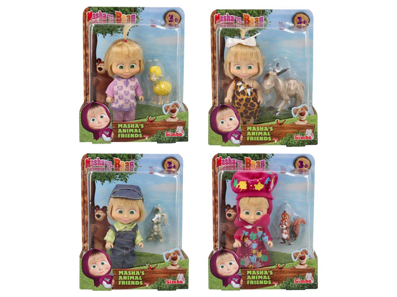 MASHA PERSONAGGIO 12CM CON AM 109301057