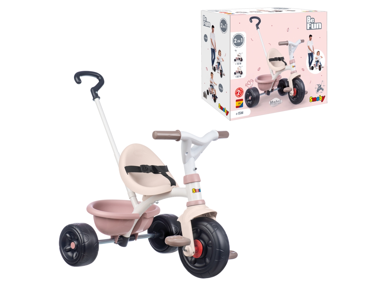 TRICICLO BE FUN ROSA 7600740335