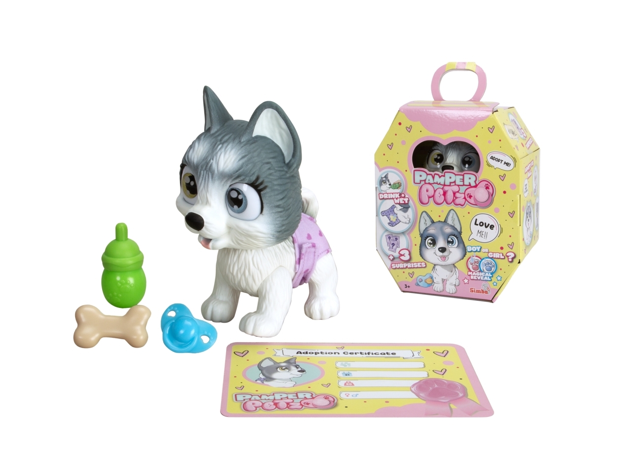 PAMPER PETZ HUSKY 15CM 105950135