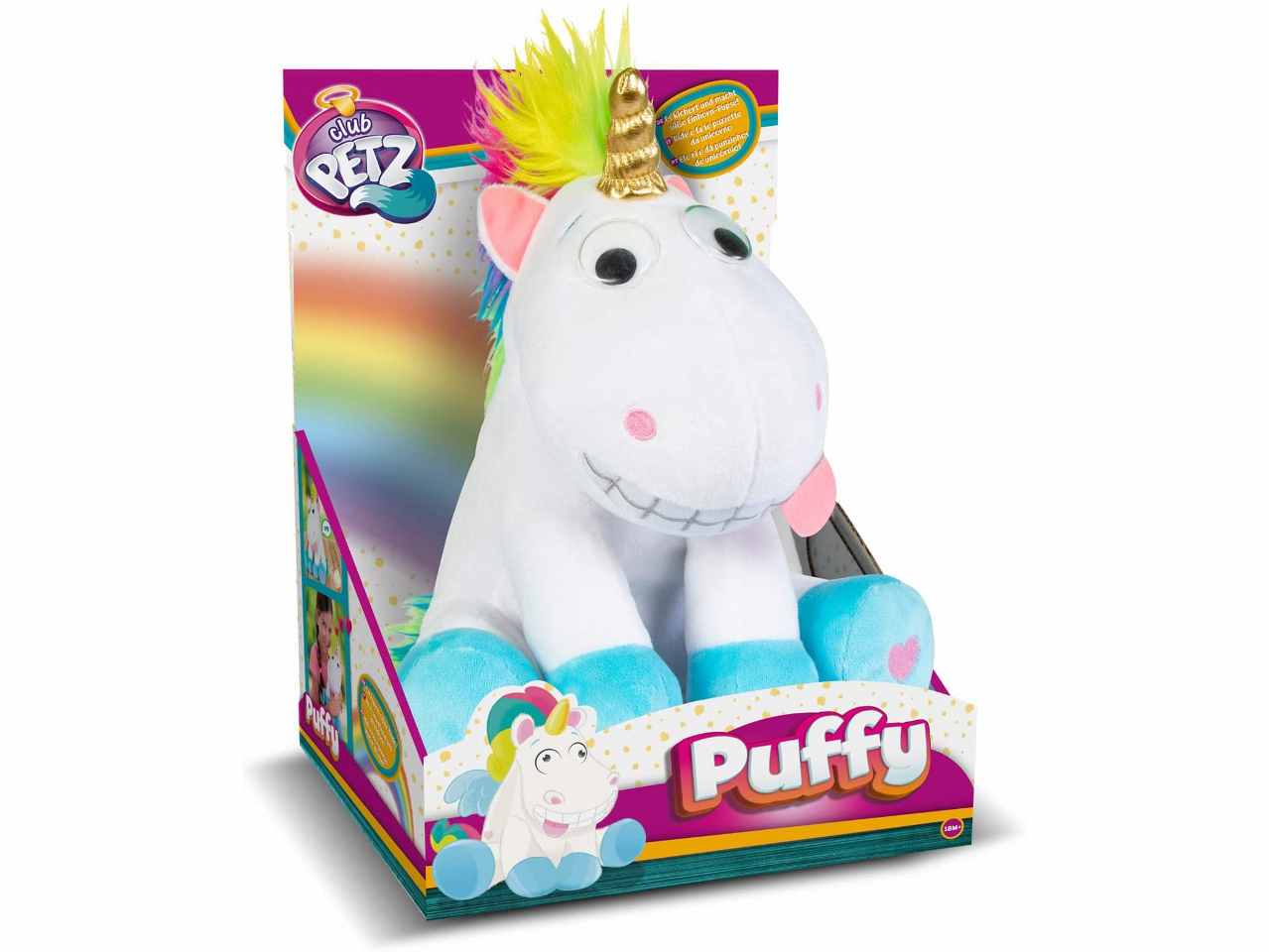 CLUB PETZ PUFFY THE FUNNY UNICORN 918-8112
