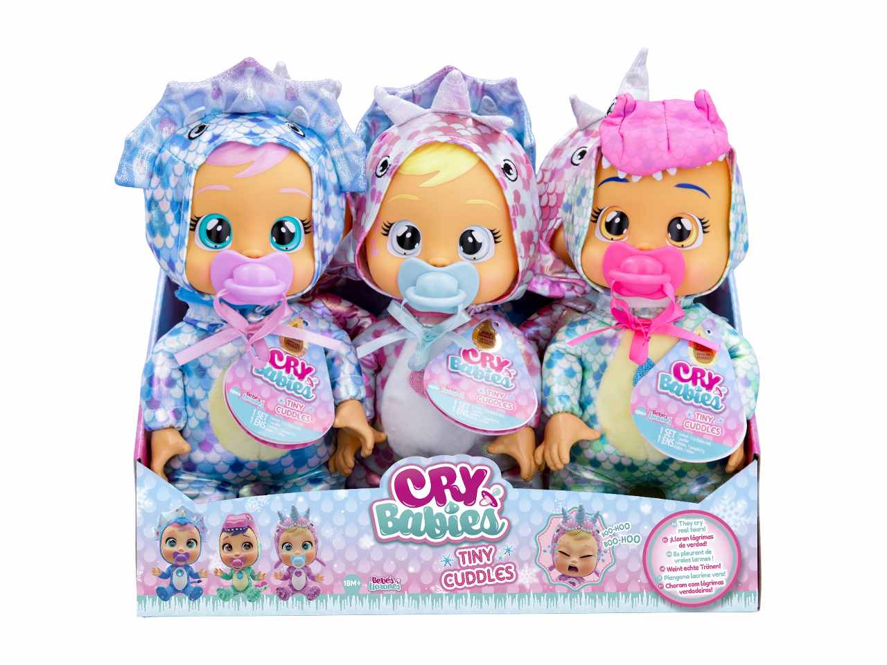 CRY BABIES TINY C.DINOS 905252