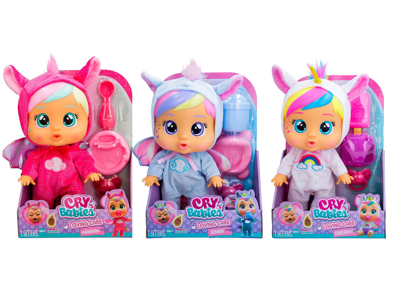 CRY BABIES CARE LOVING 26CM 915954