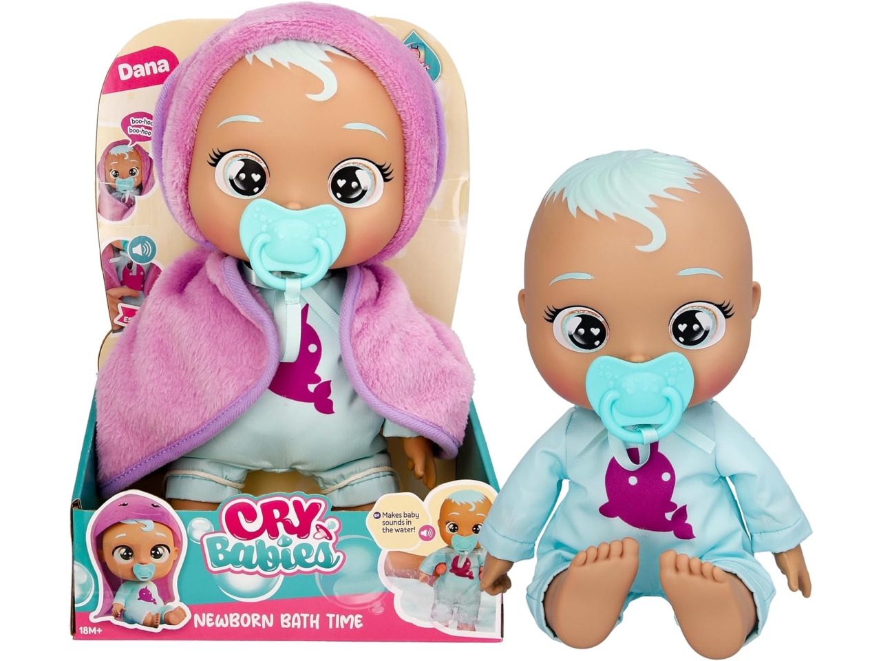 CRY BABIES NEWBORN BATH IME DANA 921474
