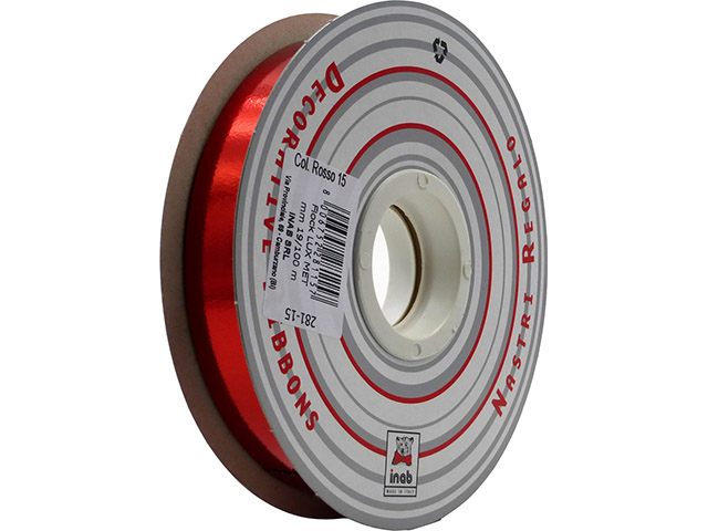 NASTRO LUX MET 19MMx100MT ROSSO 281 0015 NASTRO LUX MET 19MMx100MT ROSSO 281 0015
