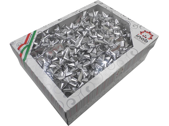 COCCARDE 14x60mm 100pz ARGENTO 4214