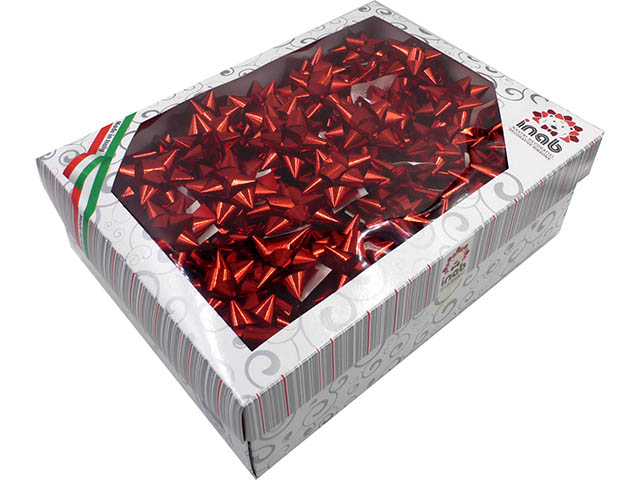 COCCARDE 14x60MM 100PZ ROSSE 4214 0015