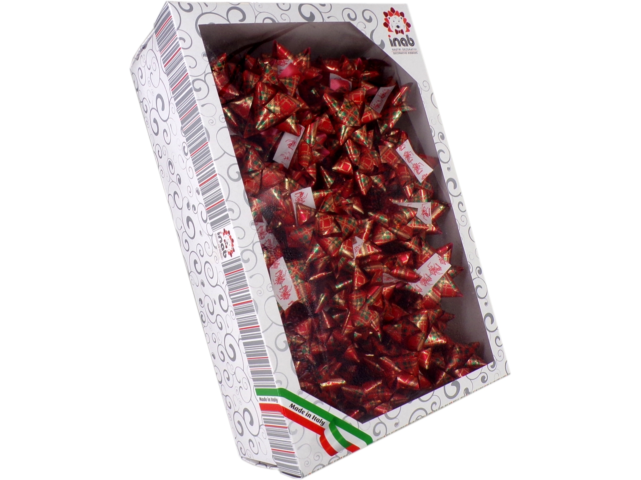 COCCARDE TARTAN 19MM 80PZ ROSSE 40172