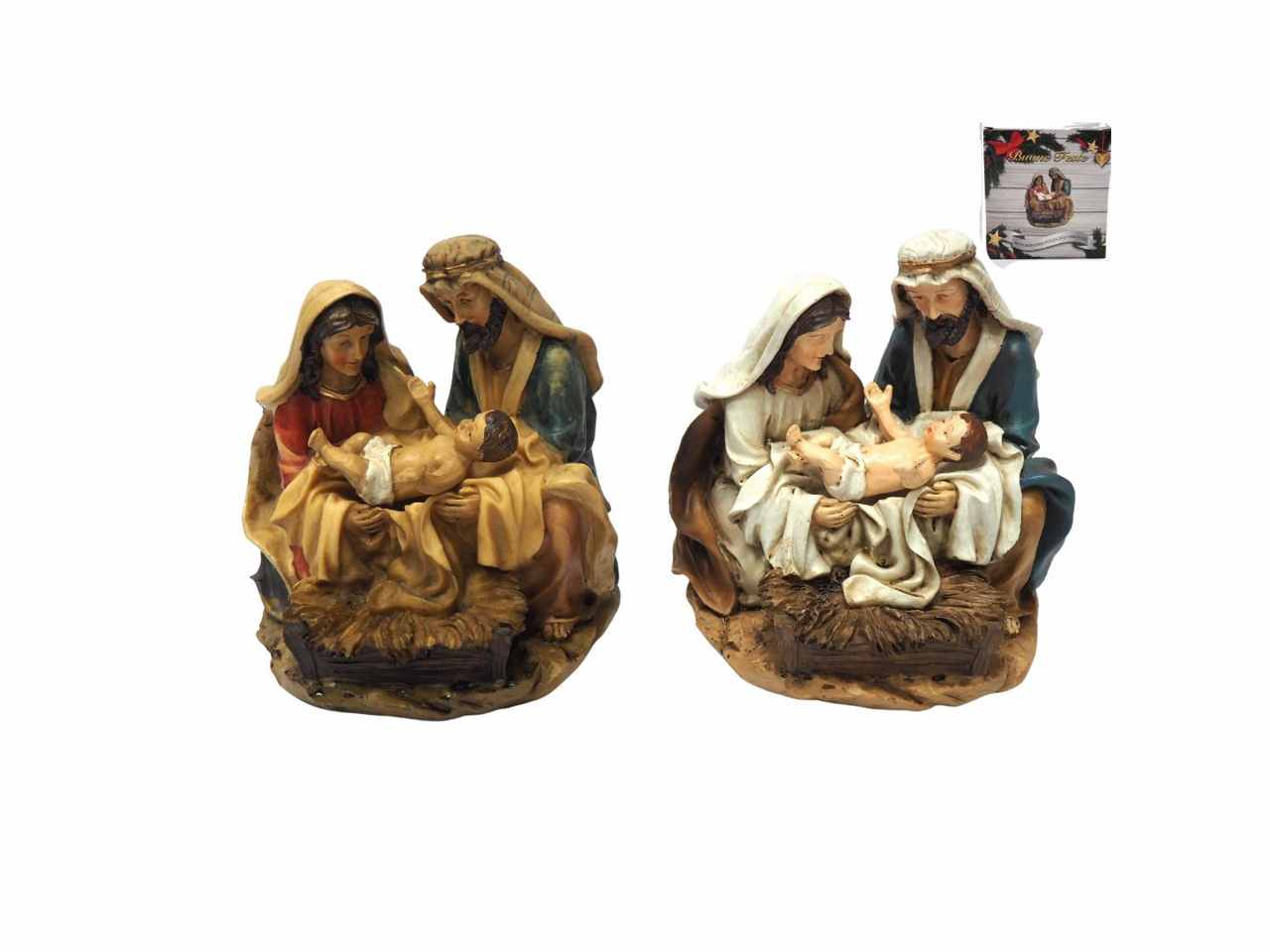 NATIVITA’ H.14X14X13CM SEDUTA C/GESU’ NATIVITA’ H.14X14X13CM SEDUTA C/GESU’