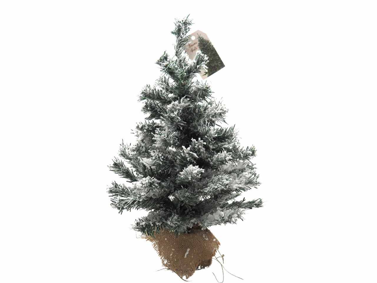 ALBERO INNEVATO H.50CM C/30LED B.CALDO