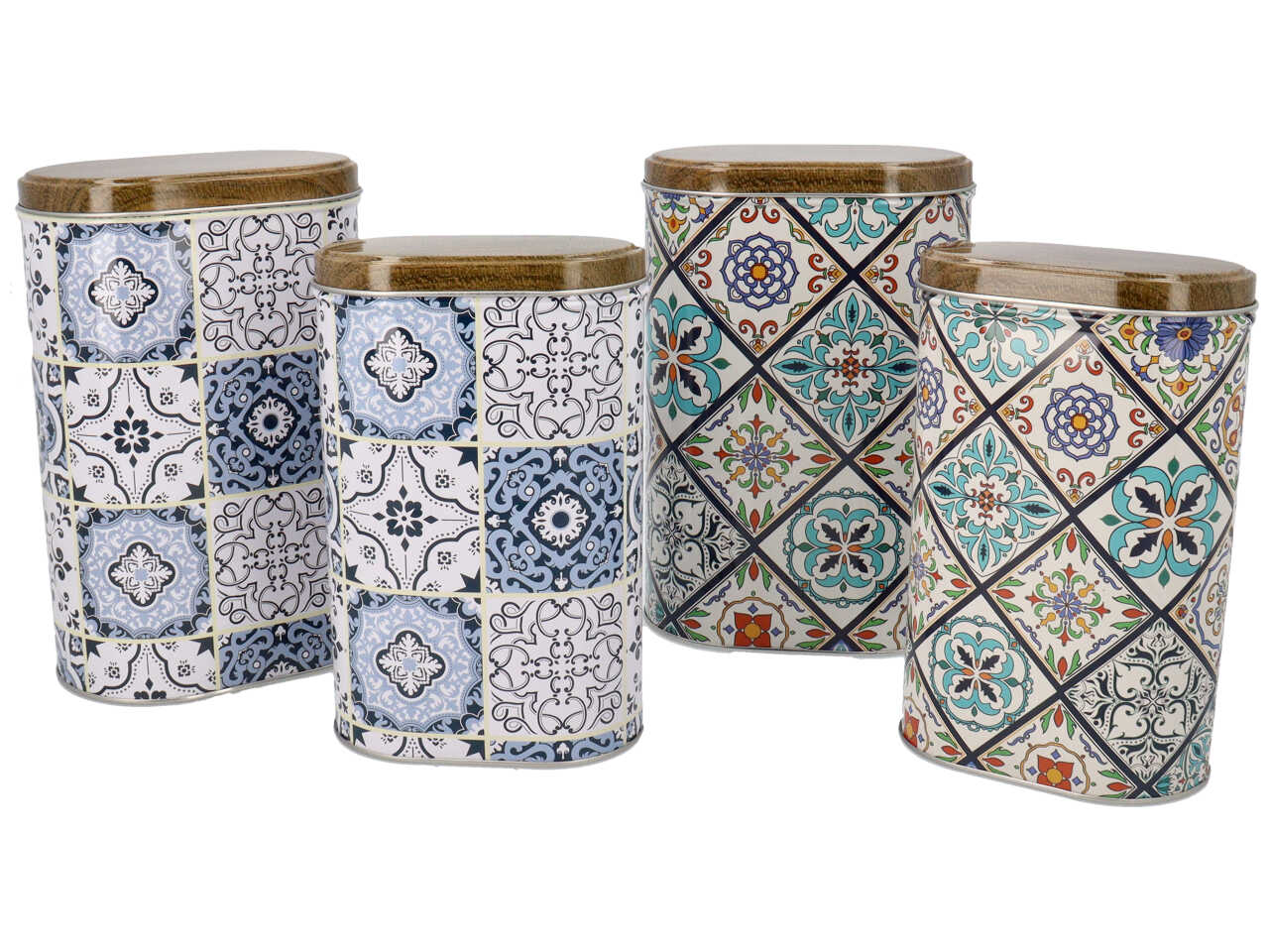 BARATTOLI IN LATTA OVALI H.20X14,5X8,5