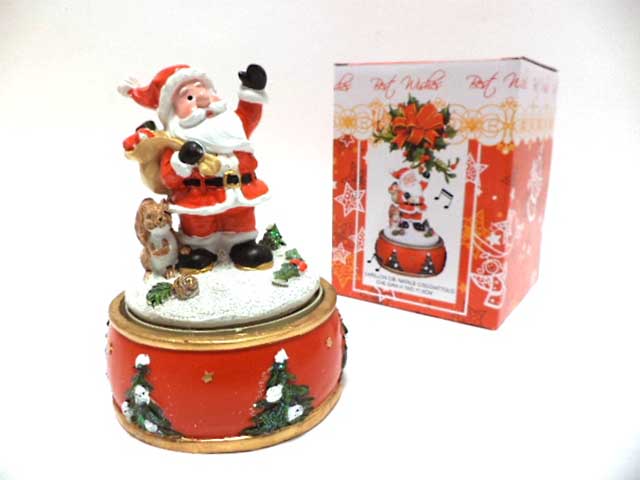 CARILLON C/BABBO NATALE D.11,5X15CM