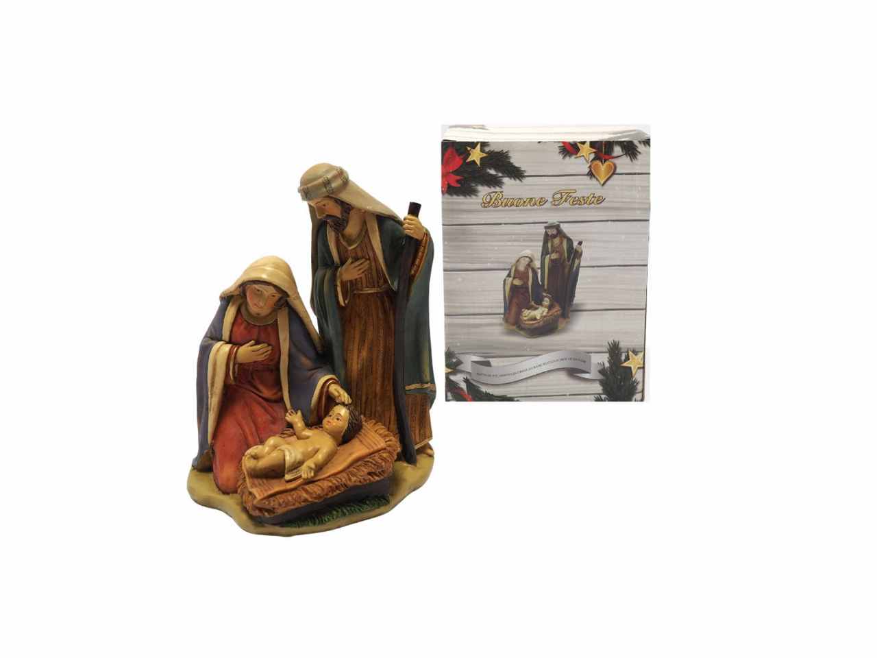 NATIVITA’ SU BASE ROCCIA 15,5X11XH.20CM NATIVITA’ SU BASE ROCCIA 15,5X11XH.20CM