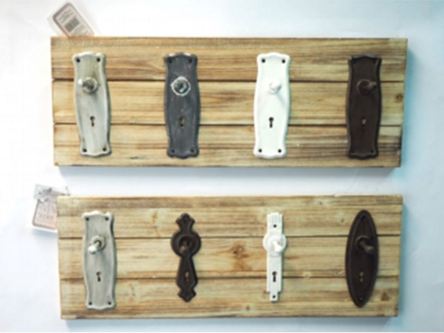 ATTACCAPANNI LEGNO 22x60x8,5cm