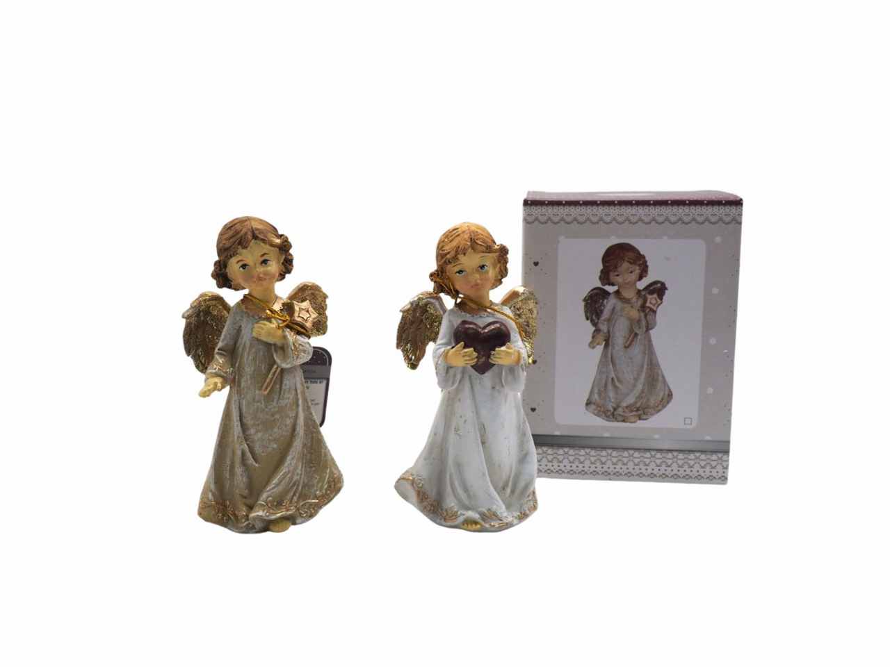 ANGELI IN PIEDI 15,5X8X7CM POLIRESINA 3ASS. ANGELI IN PIEDI 15,5X8X7CM POLIRESINA 3ASS.
