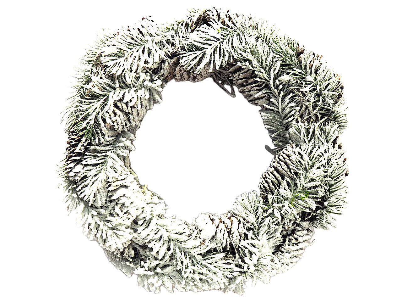 CORONA AGHI PINO NEVATA D.30cm