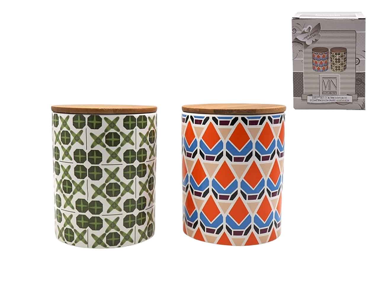 BARATTOLO CILINDRICO CON DECALCO GEOME