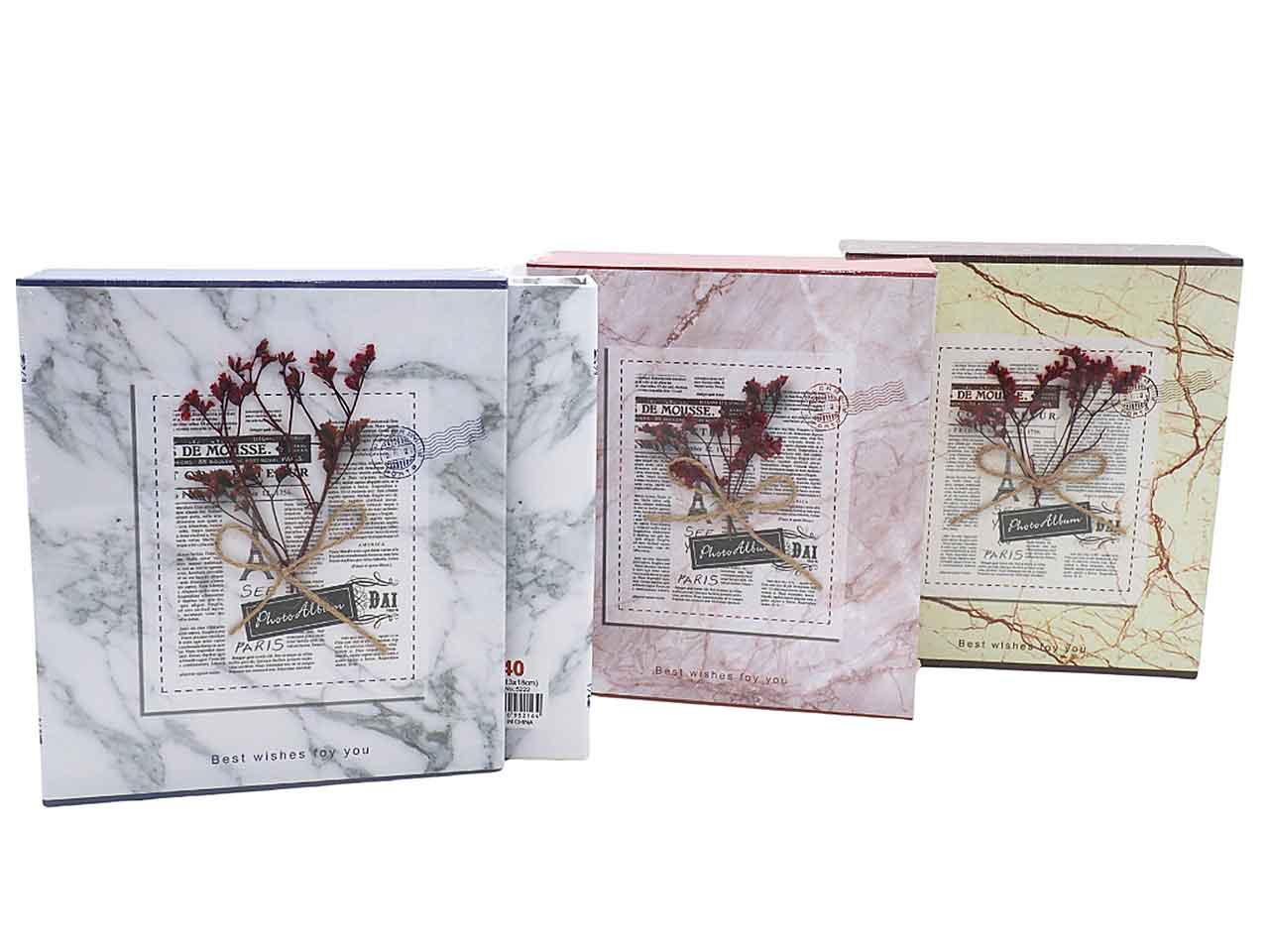 ALBUM 40FOTO 13x18cm DIS.PAGINA GIORNALE