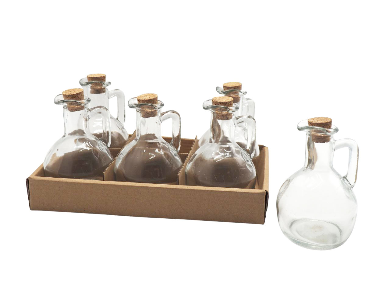 OLIERA IN VETRO CON TAPPO IN SUGHERO H