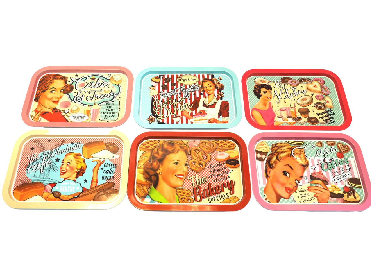 VASSOIO IN LATTA 23X34CM DISEGNO PIN U