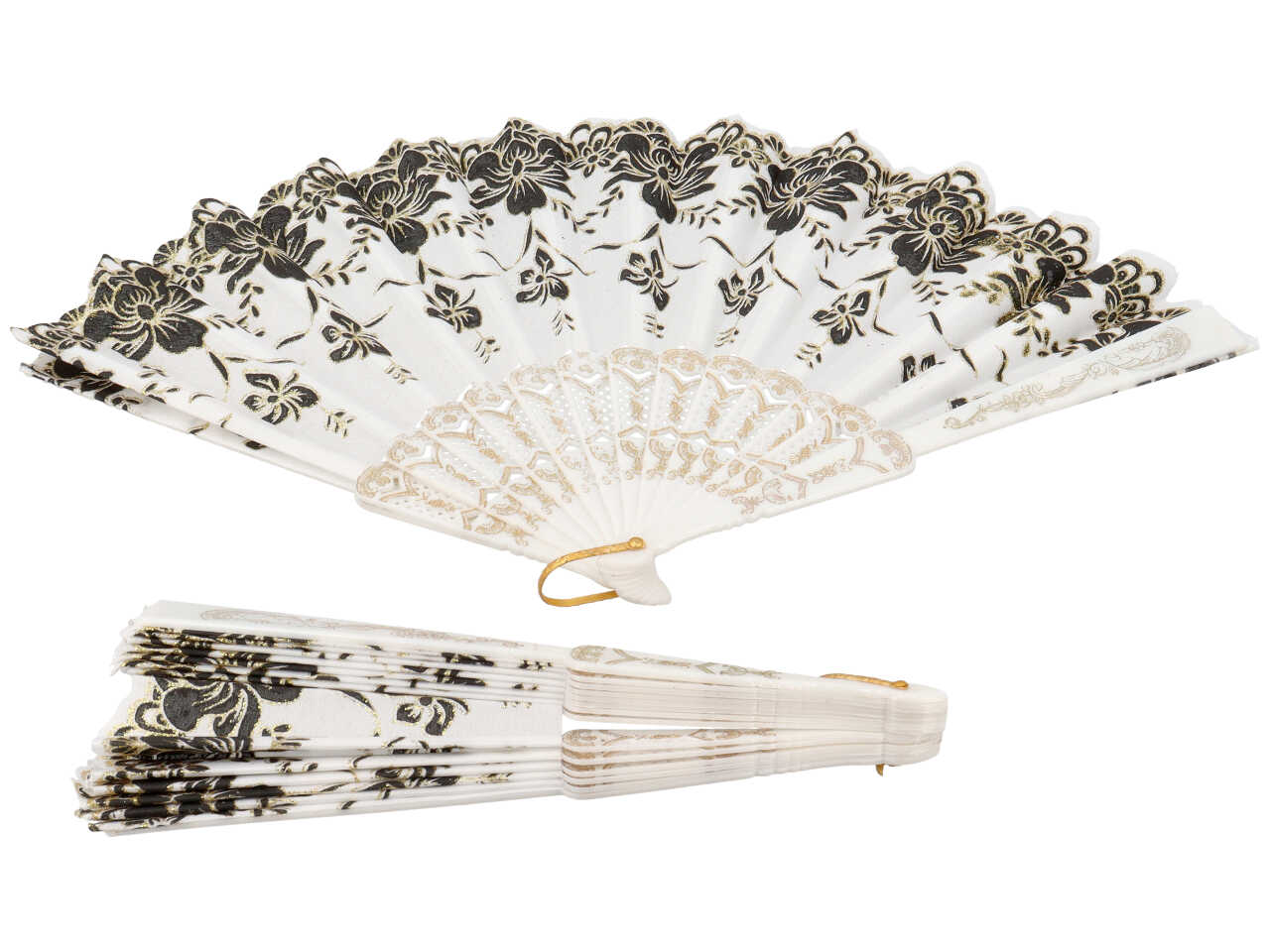 VENTAGLIO STAMPATO 6 DECORI ASSORTITI VENTAGLIO STAMPATO 6 DECORI ASSORTITI