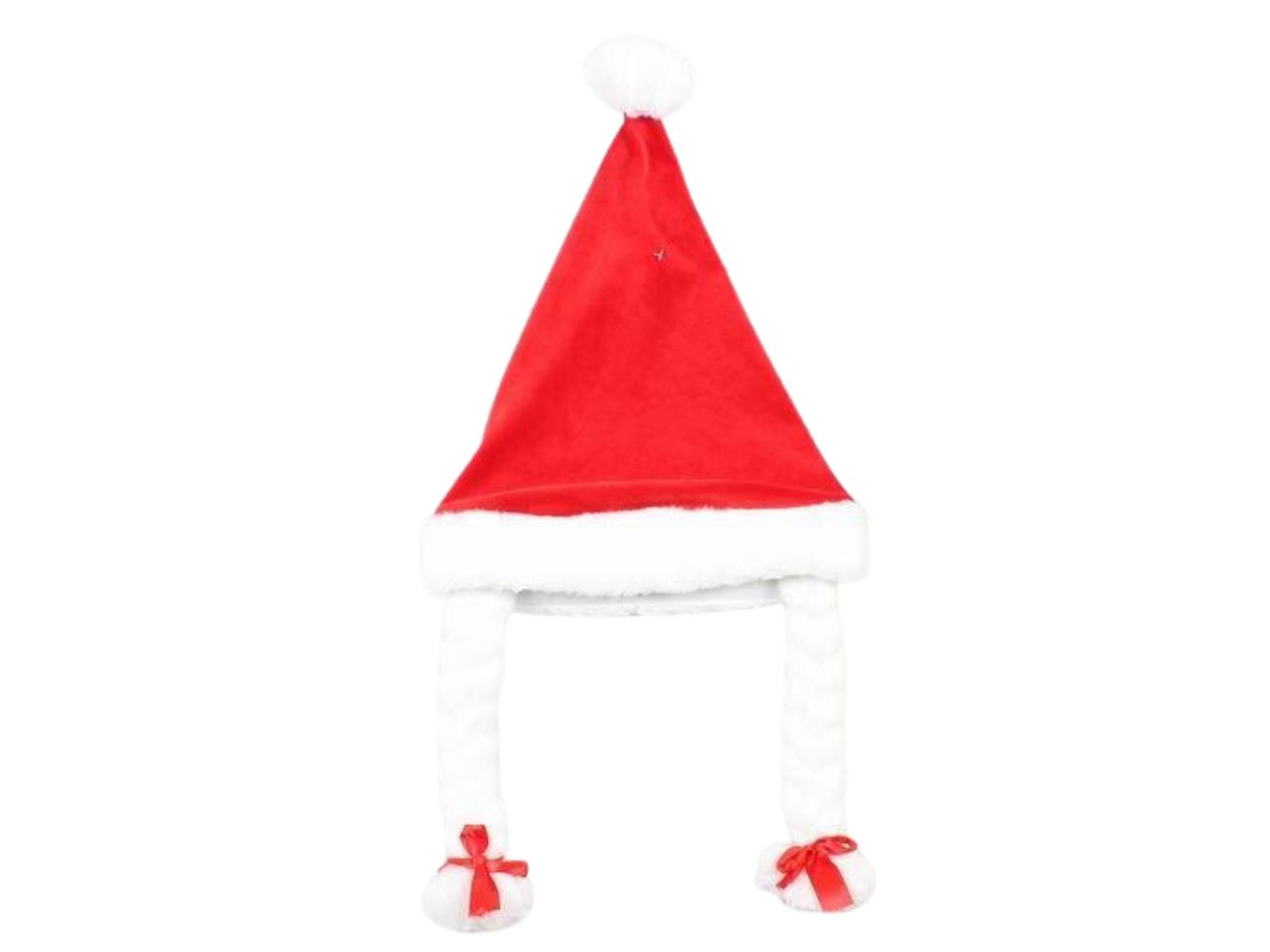 CAPPELLO NATALIZIO C/TRECCE 45/70X32CM