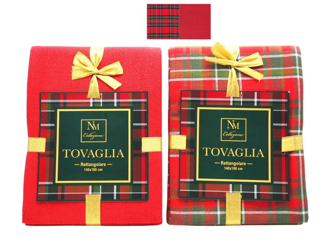 TOVAGLIA 140X180CM TARTAN/LUREX ASS. TOVAGLIA 140X180CM TARTAN/LUREX ASS.