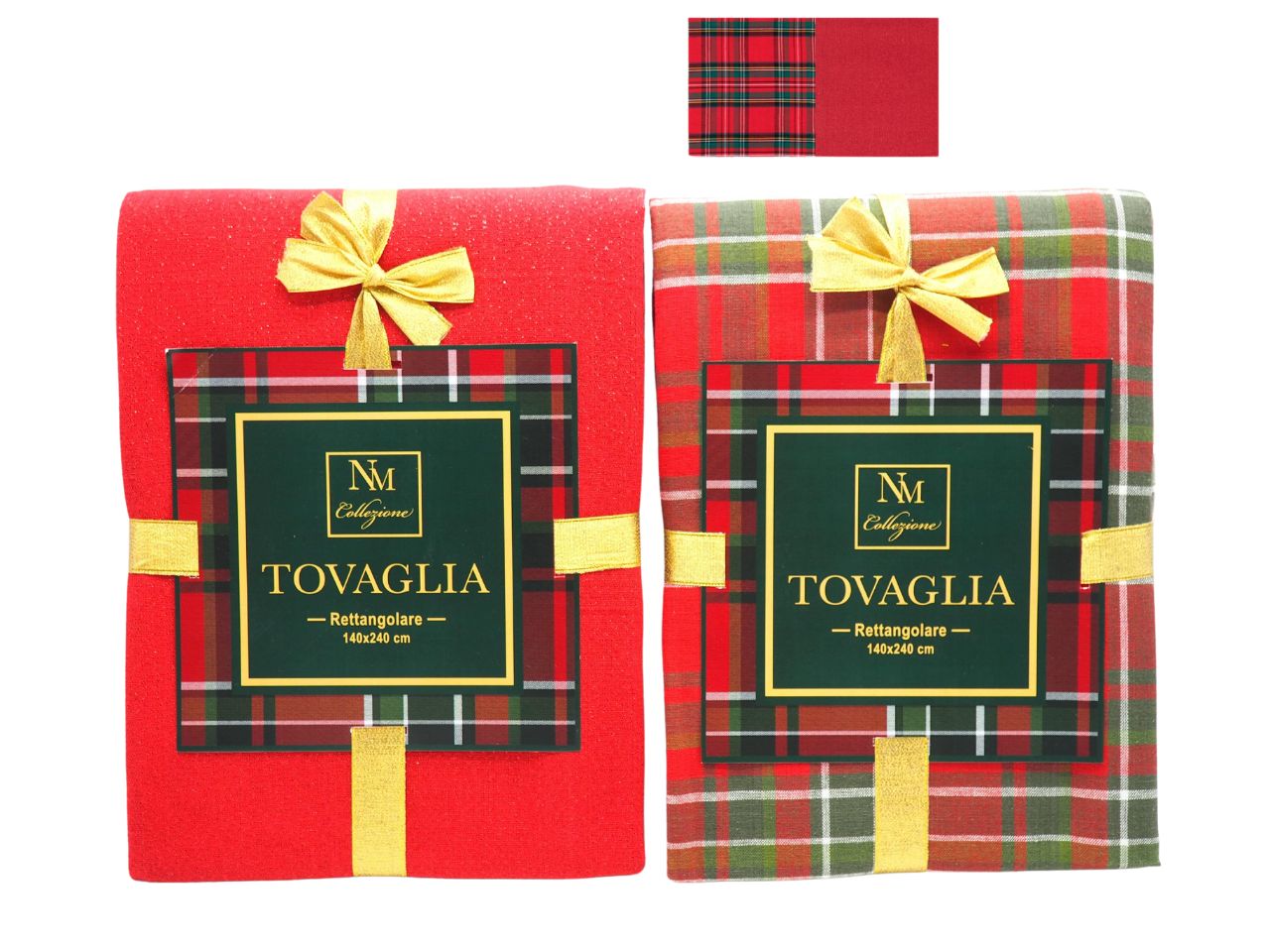 TOVAGLIA 140X240CM TARTAN/LUREX ASS. TOVAGLIA 140X240CM TARTAN/LUREX ASS.