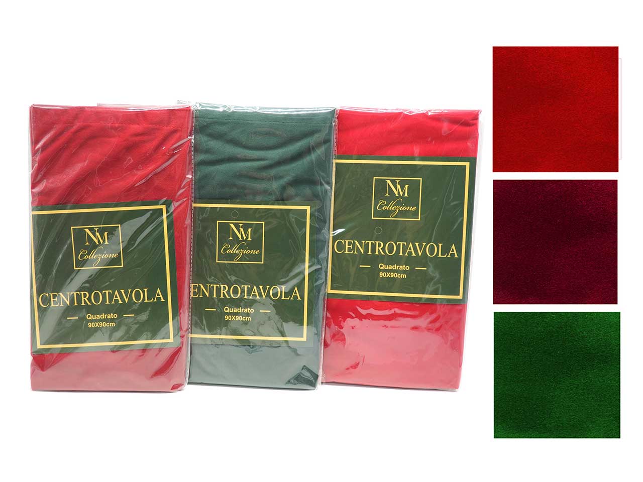 TOVAGLIA VELLUTO 90X90CM ASS. TOVAGLIA VELLUTO 90X90CM ASS.