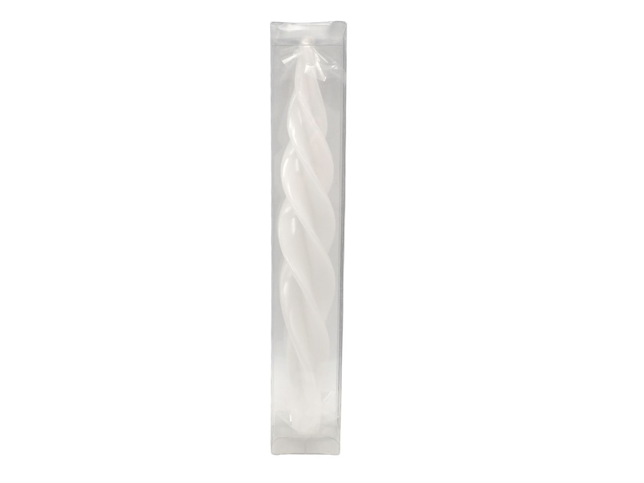 CANDELA TORCIGLIONE BIANCA H.31CM CANDELA TORCIGLIONE BIANCA H.31CM