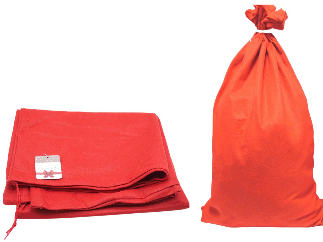 SACCO PANNO H.120X70CM ROSSO