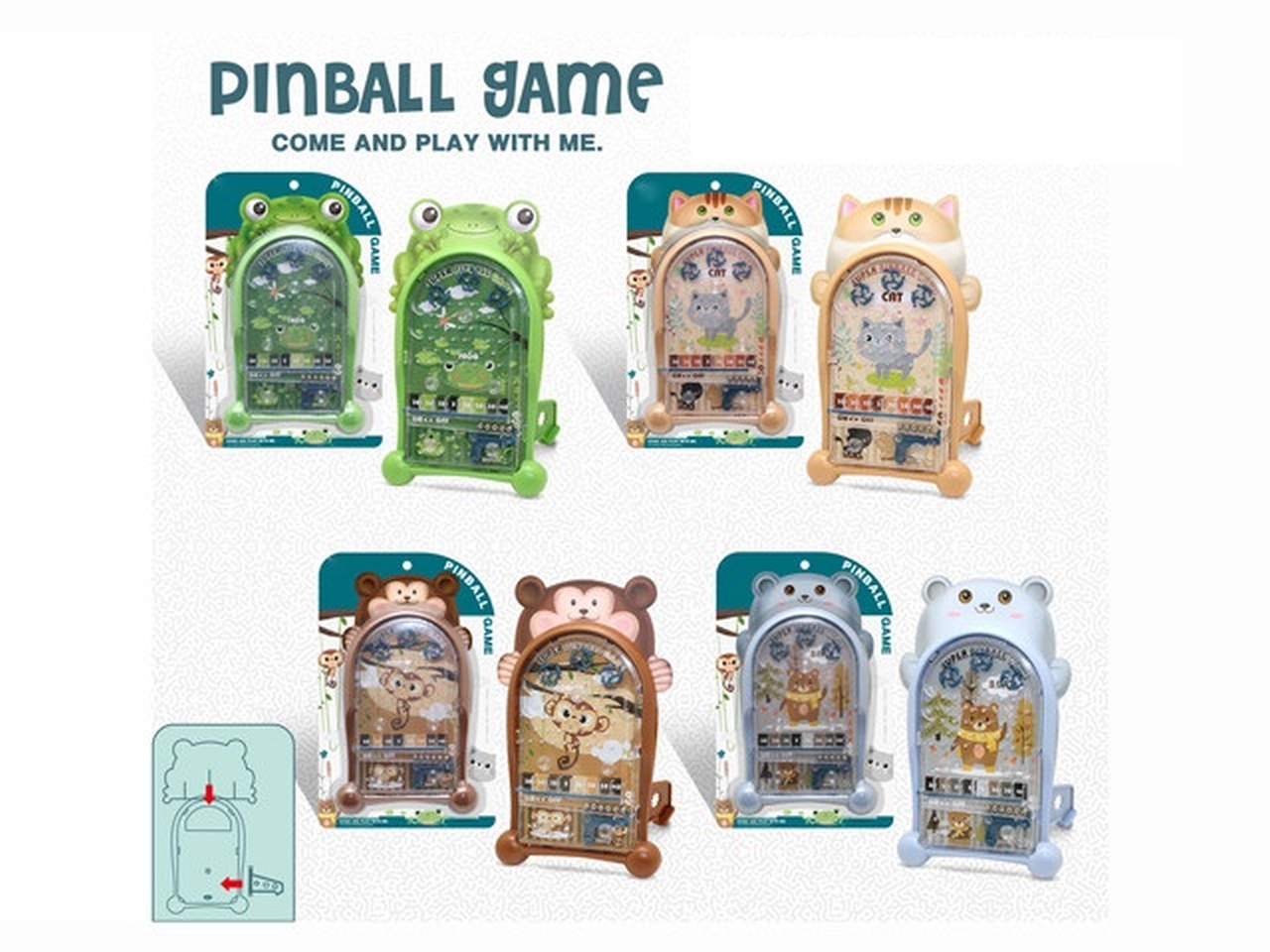 GIOCO TASCABILE PINBALL GAME