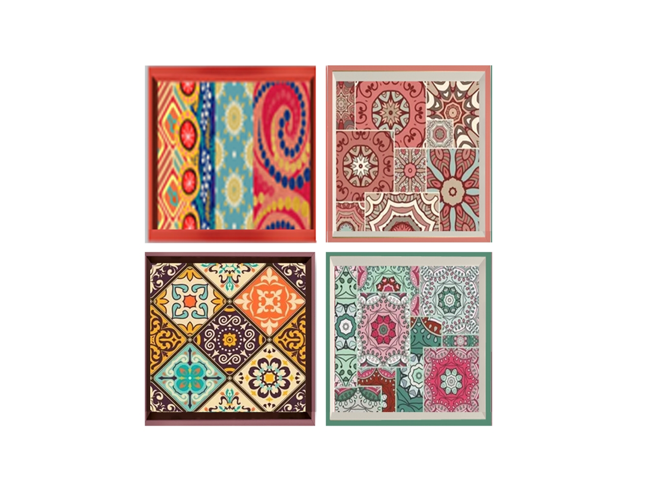 VASSOIO IN MDF QUADRATO 30X30X3,5 ASS