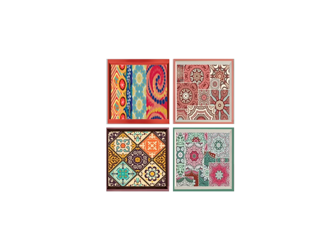 VASSOIO IN MDF QUADRATO 20X20X3CM IASS