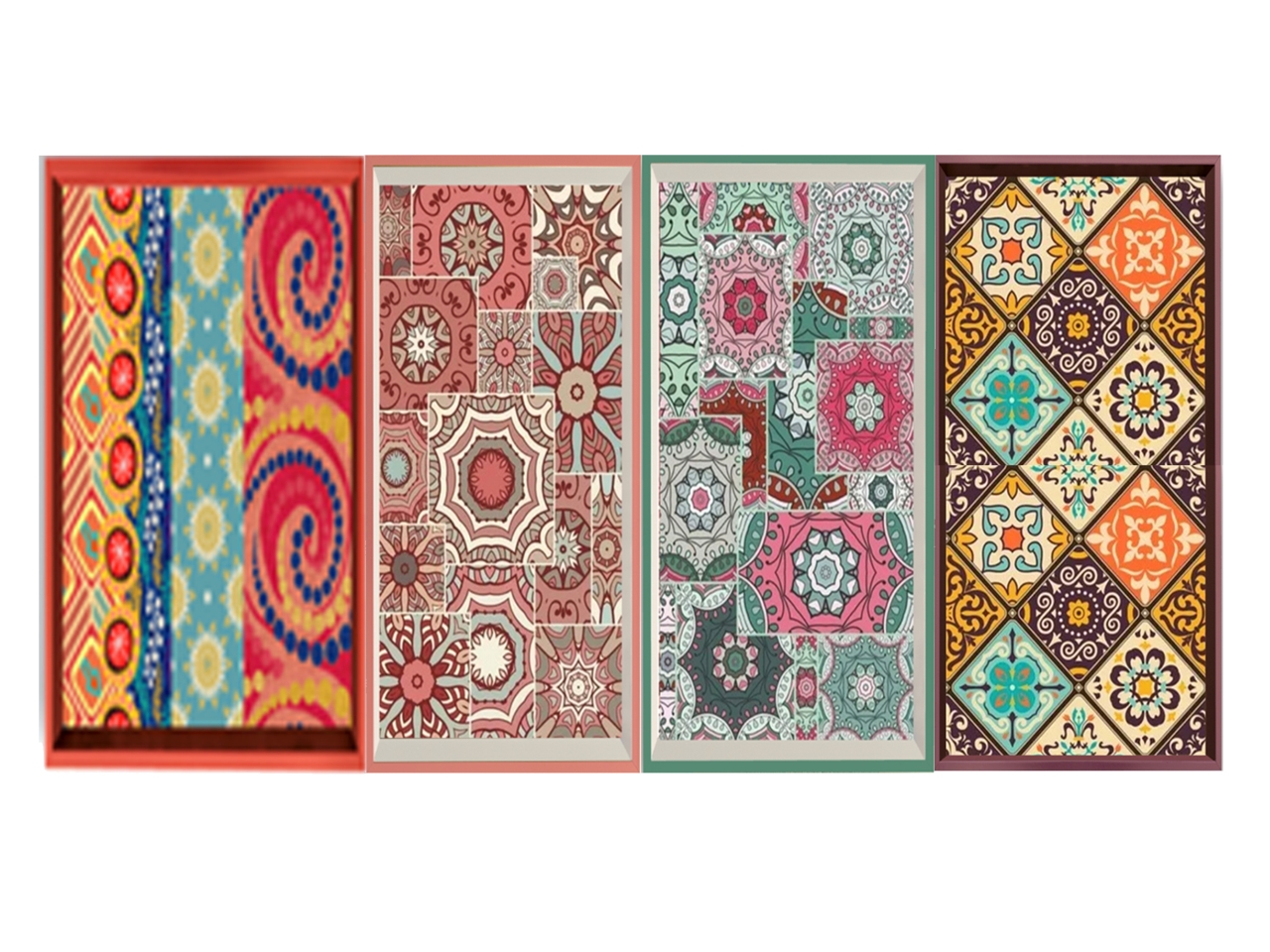 VASSOIO RETTANGOLARE MDF 40X25X4 ASS