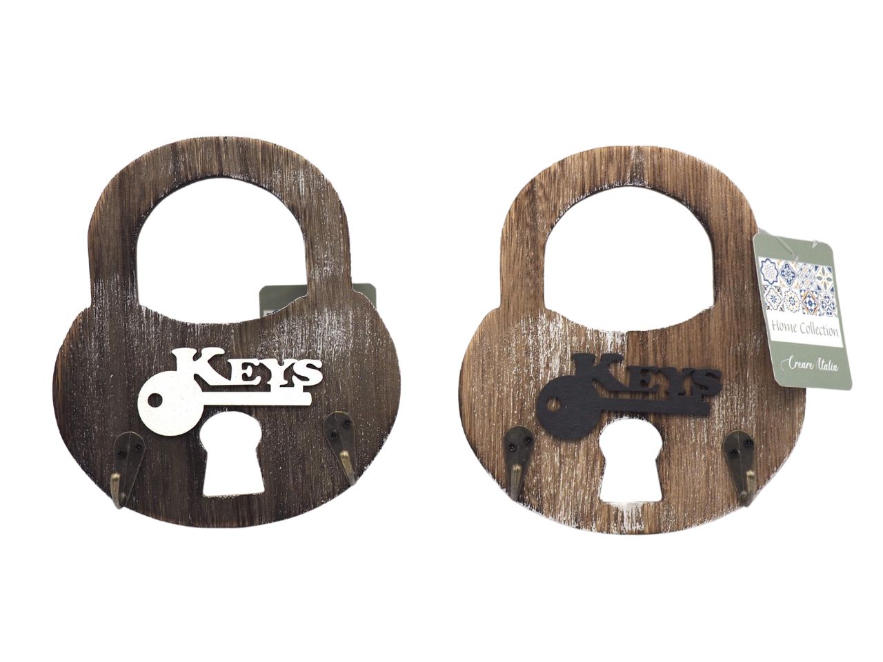 PORTA CHIAVI IN LEGNO IN 2 ASS PORTA CHIAVI IN LEGNO IN 2 ASS