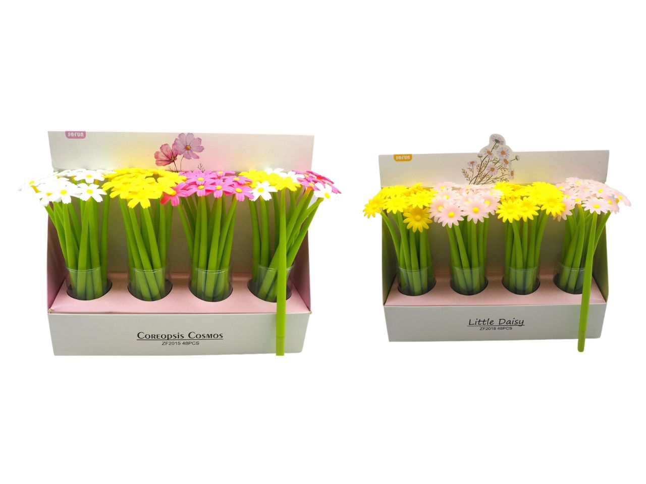 PENNA FLESSIBILE FIORE IN 2 ASS