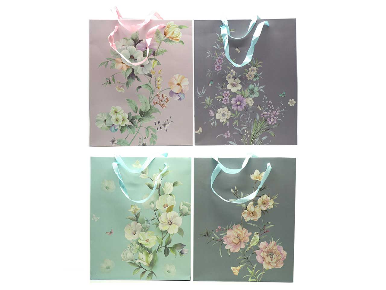 BORSA CARTA PICCOLA H.24X18X8CM ASS