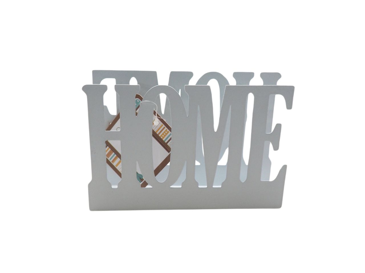 PORTA SALVIETTE IN METALLO H.15X10X4CM