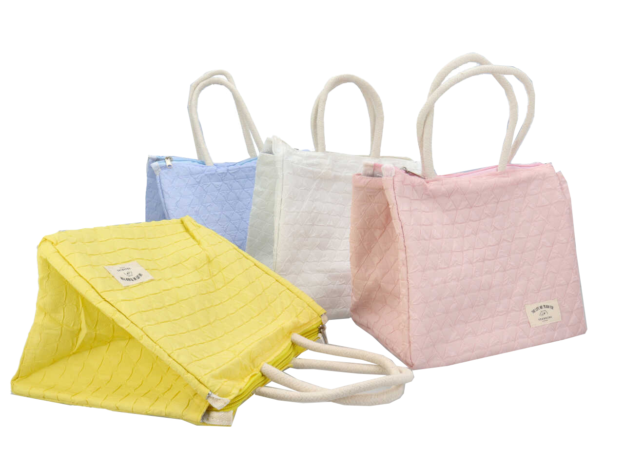 BORSA IN TESSUTO CON MANICI ASS