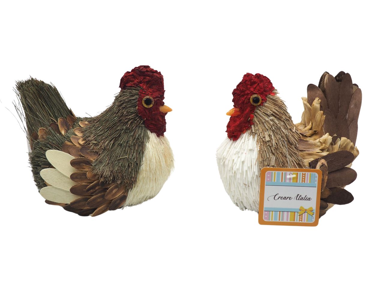 L.IMPAGLIATA GALLINA 13X15X11 ASS
